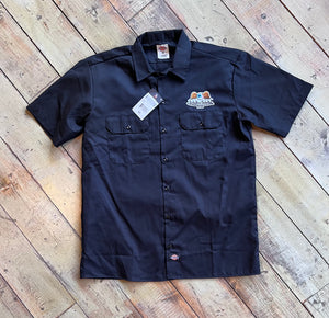 Definitive Selection - "Thank You For Supporting The Hood" Dickies Work Shirt (Black)