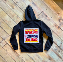 Definitive Selection - "Thank You For Supporting The Hood" Heavy Weight Embroidered Full Zip Hoody
